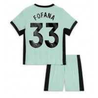 Koszulka piłkarska Chelsea Wesley Fofana #33 Strój Trzeci dla dzieci 2023-24 tanio Krótki Rękaw (+ Krótkie spodenki)